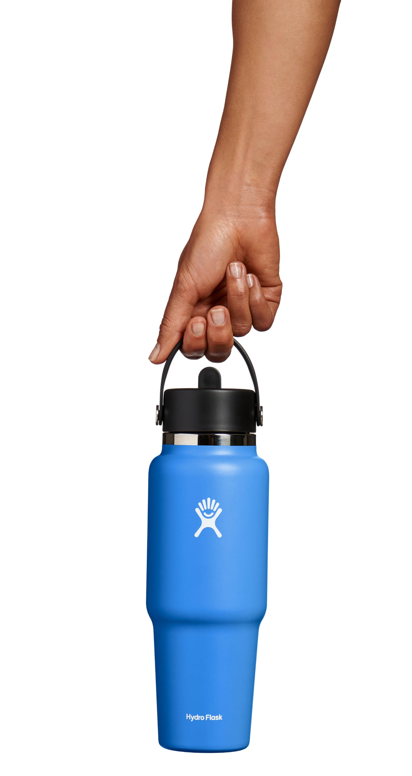 Foto 5 pulgar | Botella De Agua Hydro Flask Wide Flex Straw 950 Ml Cascade - Venta Internacional.