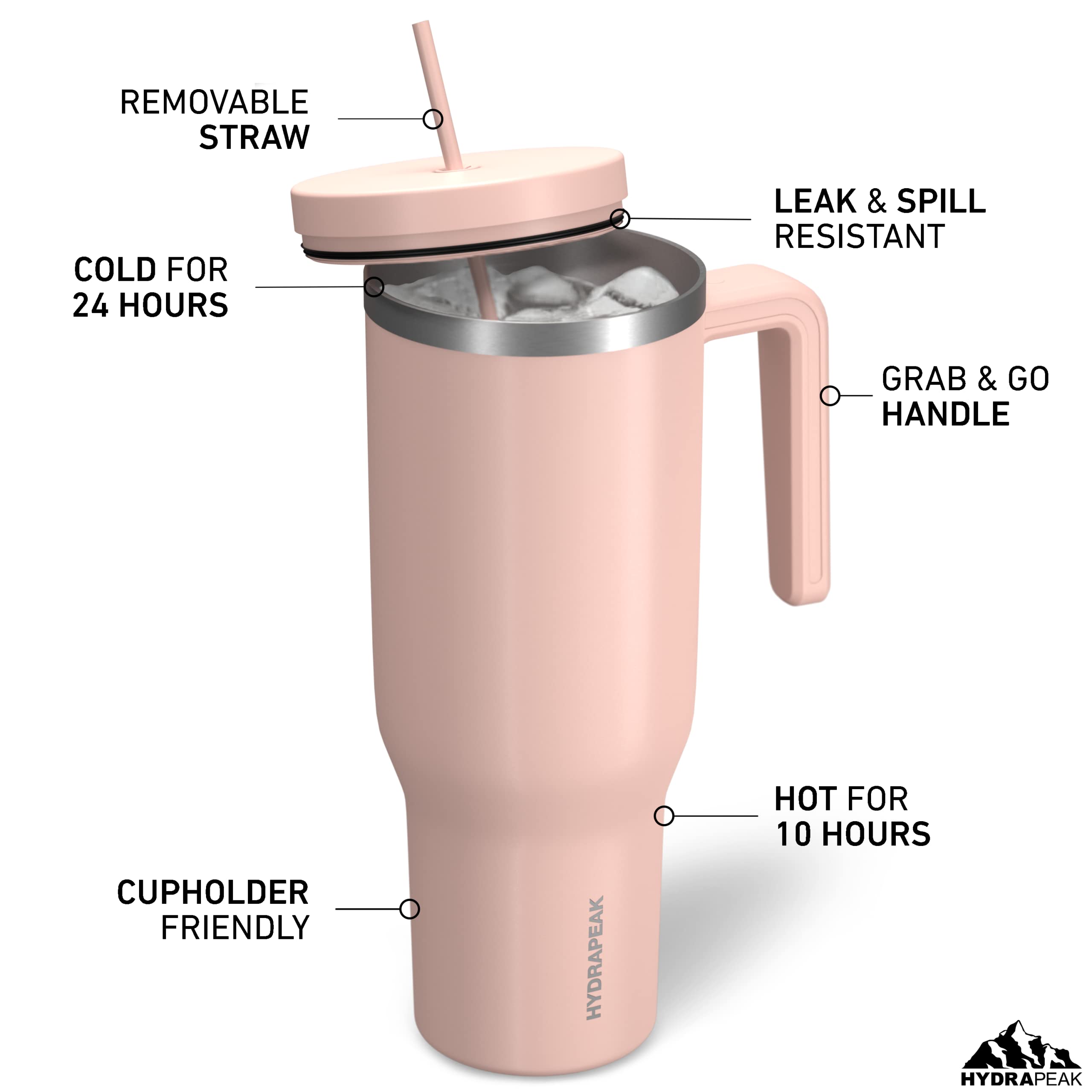 Foto 3 pulgar | Botella De Agua Aislante Hydrapeak Voyager 1.2 L Con Pajita Y Tapa - Venta Internacional.
