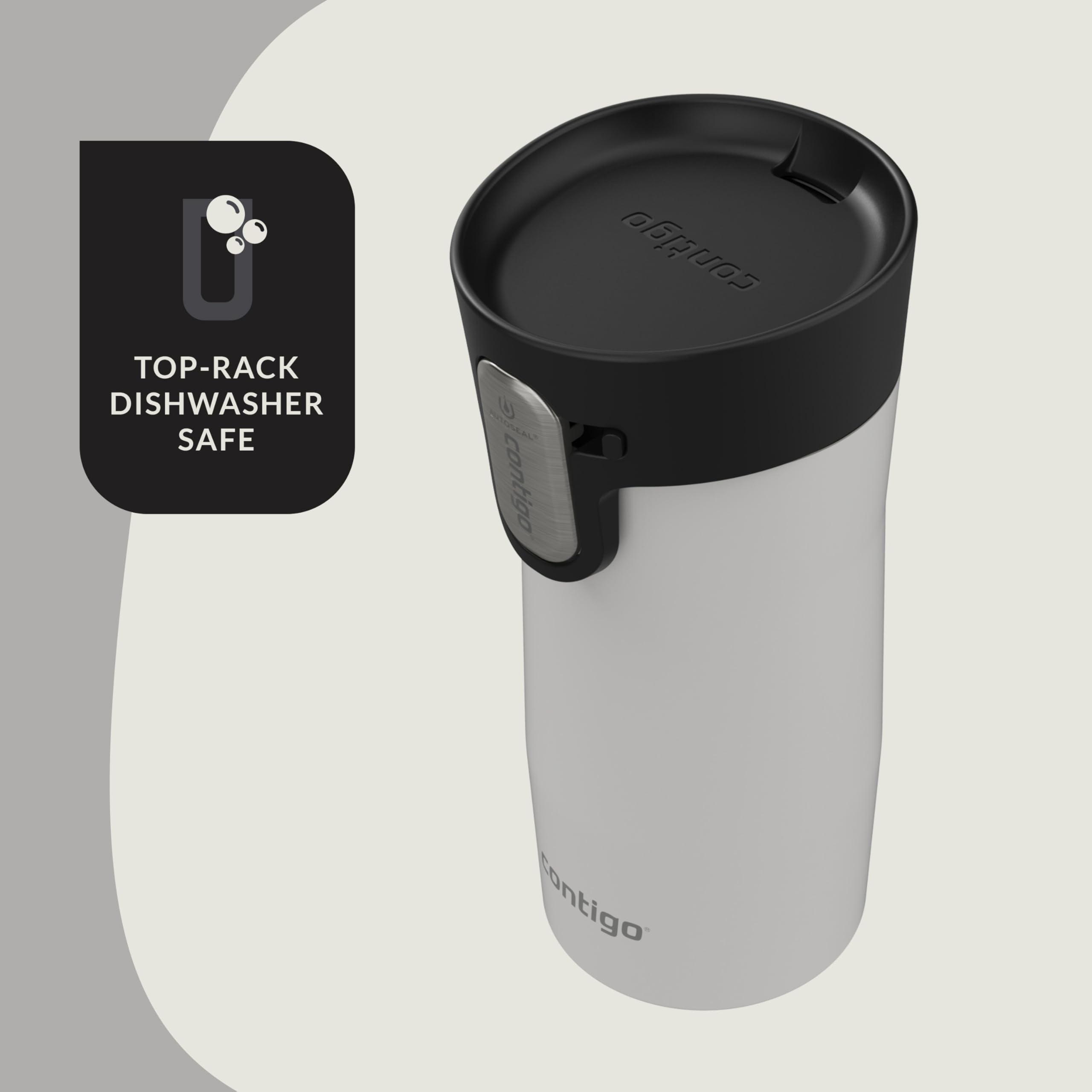 Foto 7 pulgar | Taza De Viaje Contigo Autoseal West Loop 350 Ml De Acero Inoxidable - Venta Internacional.