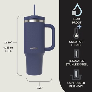 Foto 2 | Vaso Contigo Streeterville De Acero Inoxidable, 1,2 L, Color Índigo - Venta Internacional.