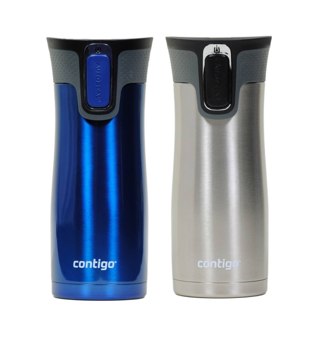 Foto 1 | Taza De Viaje Contigo West Loop De Acero Inoxidable, 470 Ml, Paquete De 2 - Venta Internacional.