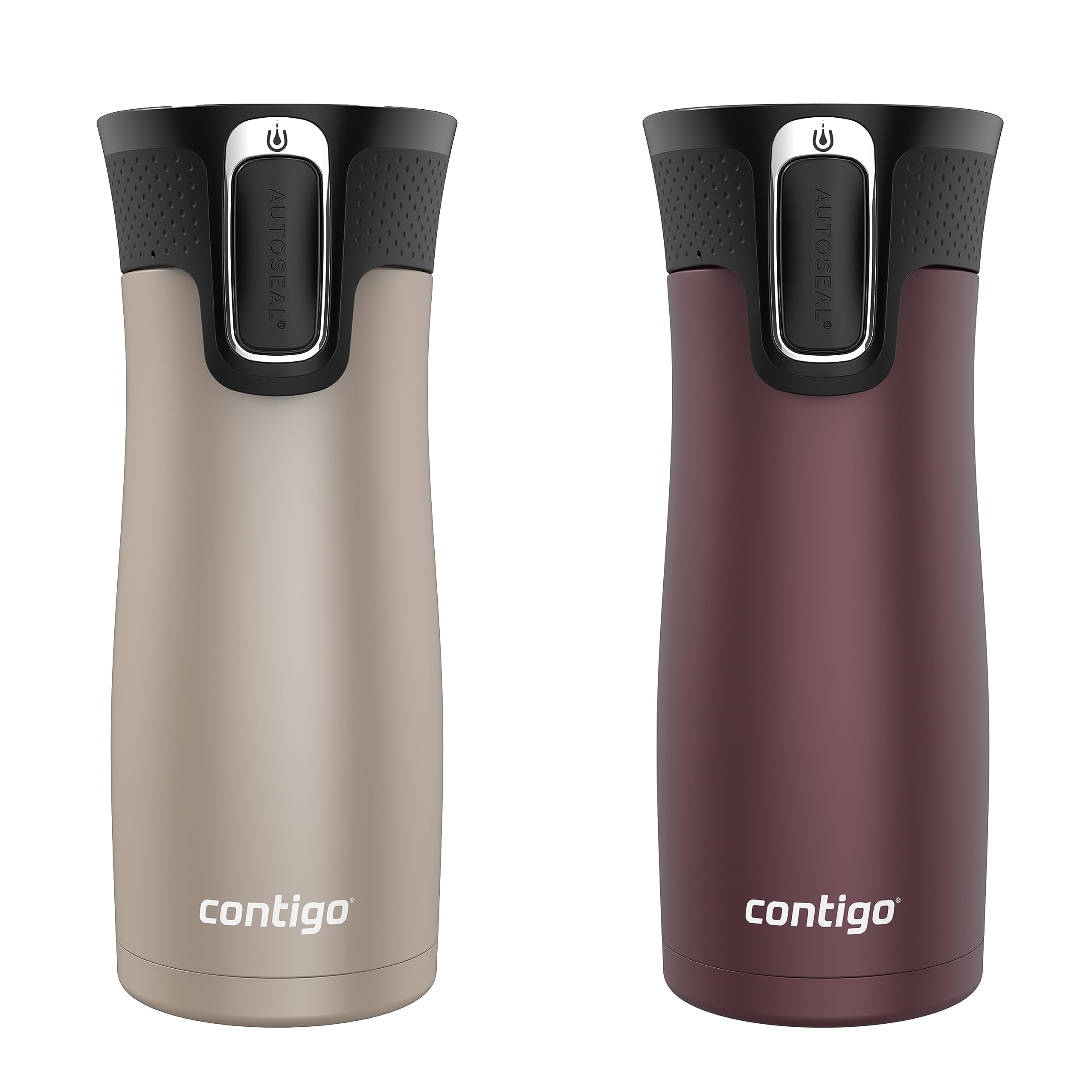 Foto 2 pulgar | Taza De Viaje Contigo West Loop 2.0 Con Aislamiento De 470 Ml, Paquete De 2 - Venta Internacional.