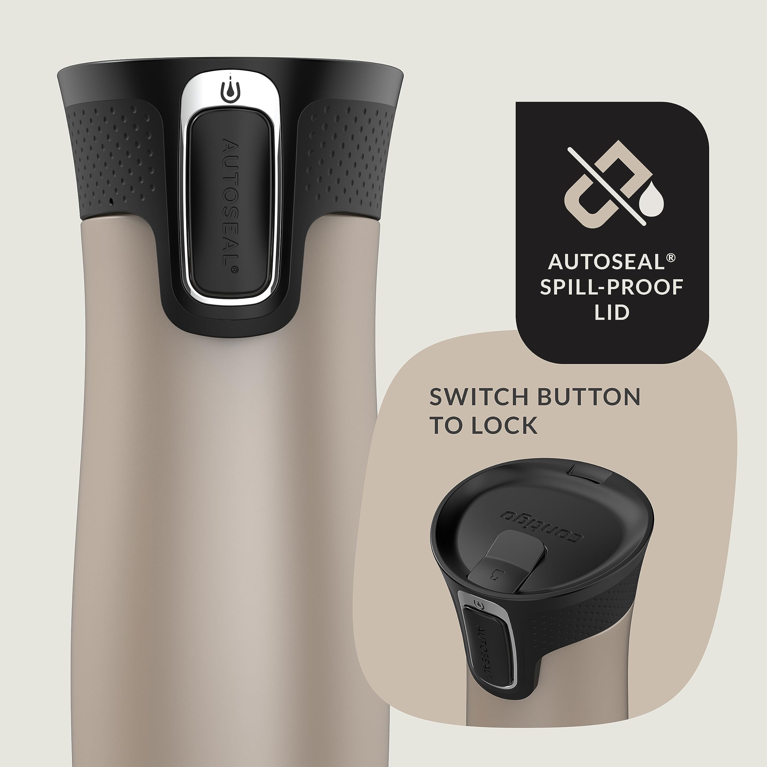 Foto 3 pulgar | Taza De Viaje Contigo West Loop 2.0 Con Aislamiento De 470 Ml, Paquete De 2 - Venta Internacional.