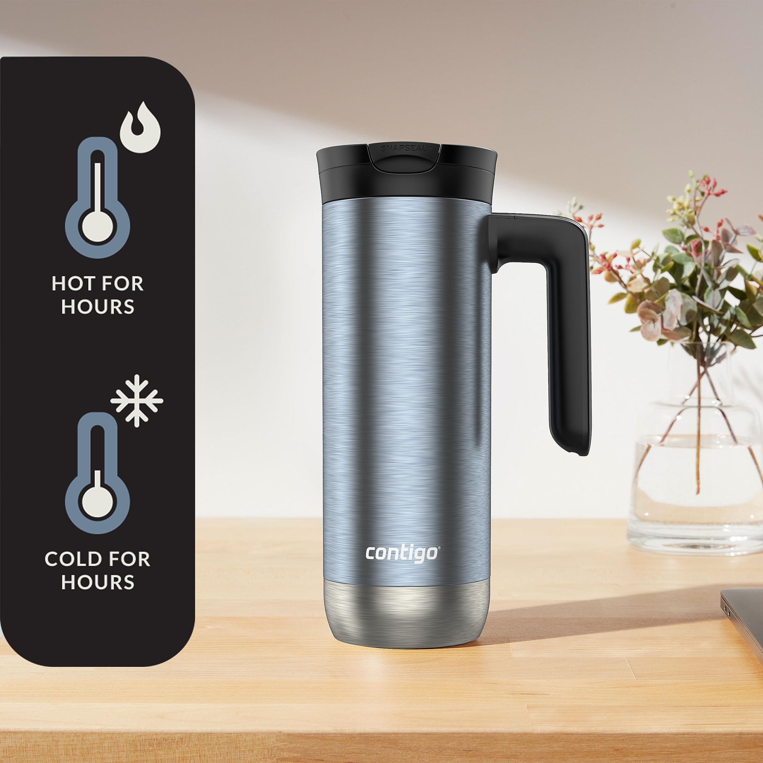 Foto 4 pulgar | Taza De Viaje Contigo Superior 2.0 De Acero Inoxidable 590 Ml - Venta Internacional.