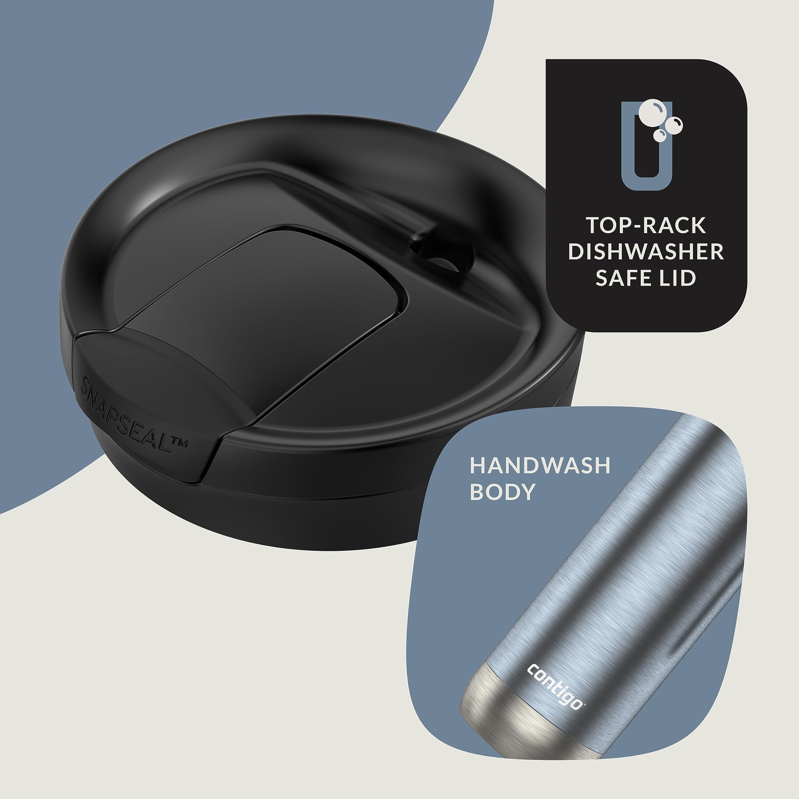 Foto 5 | Taza De Viaje Contigo Superior 2.0 De Acero Inoxidable 590 Ml - Venta Internacional.