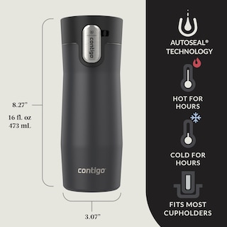 Foto 5 | Taza Aislante De Viaje Thermalock Contigo West Loop 3.0 480 Ml - Venta Internacional.