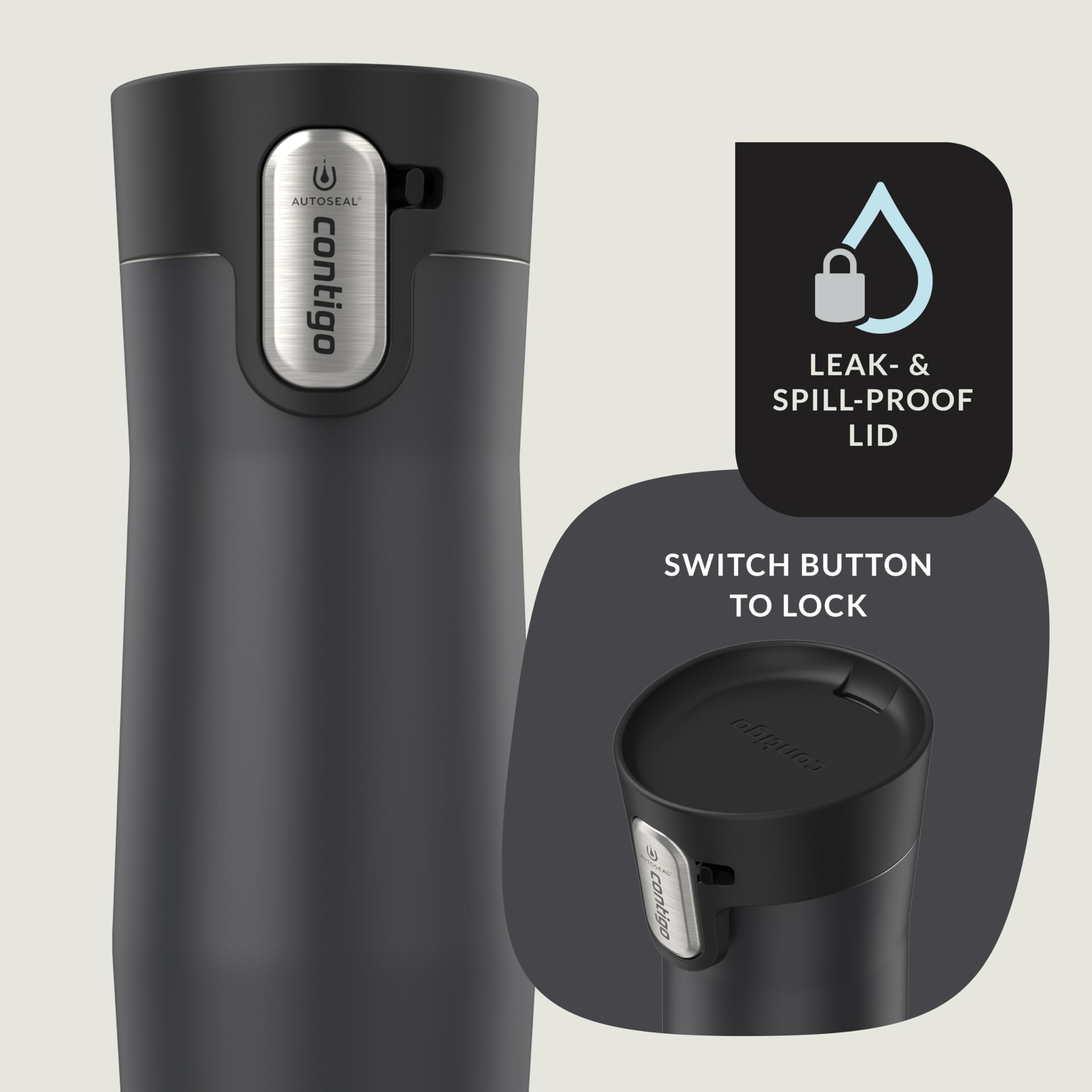 Foto 7 pulgar | Taza Aislante De Viaje Thermalock Contigo West Loop 3.0 480 Ml - Venta Internacional.