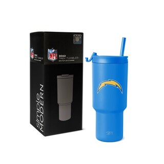 Foto 1 | Vaso Simple Modern Nfl Los Angeles Chargers De 900 Ml - Venta Internacional.