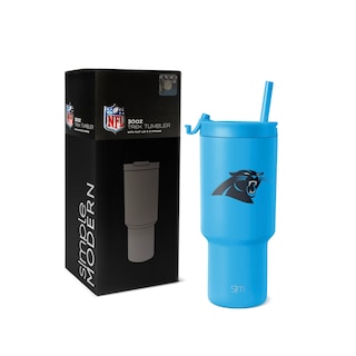 Foto 1 | Vaso Sencillo Y Moderno De Los Carolina Panthers De La Nfl, 900 Ml - Venta Internacional.