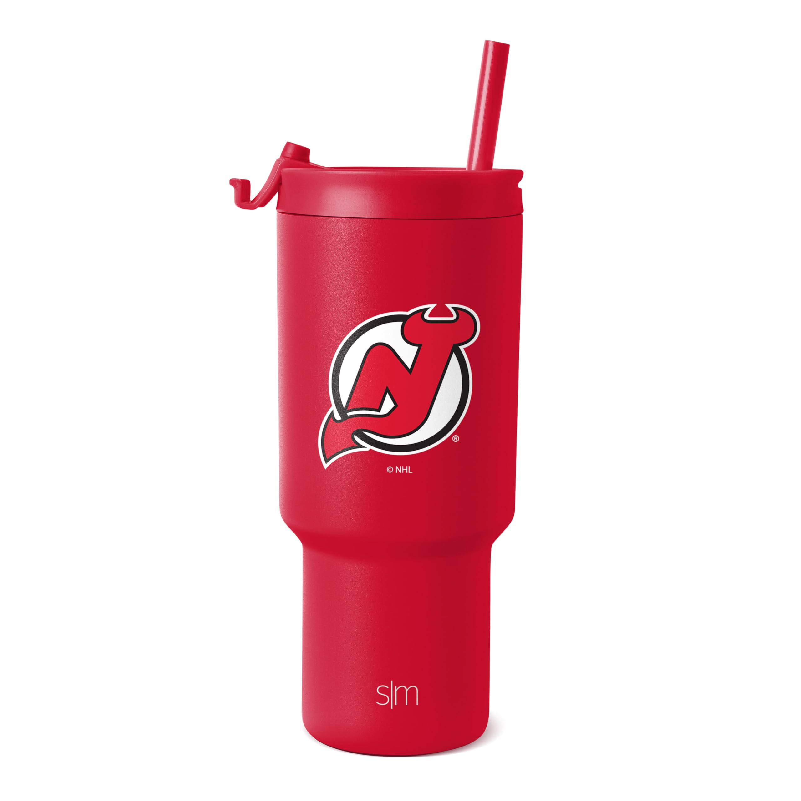 Foto 2 pulgar | Vaso Simple Modern Nhl New Jersey Devils De Acero Inoxidable De 900 Ml - Venta Internacional.