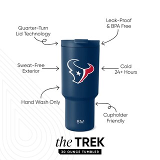 Foto 2 | Vaso Simple Modern Nfl Houston Texans De 900 Ml Con Tapa Abatible - Venta Internacional.