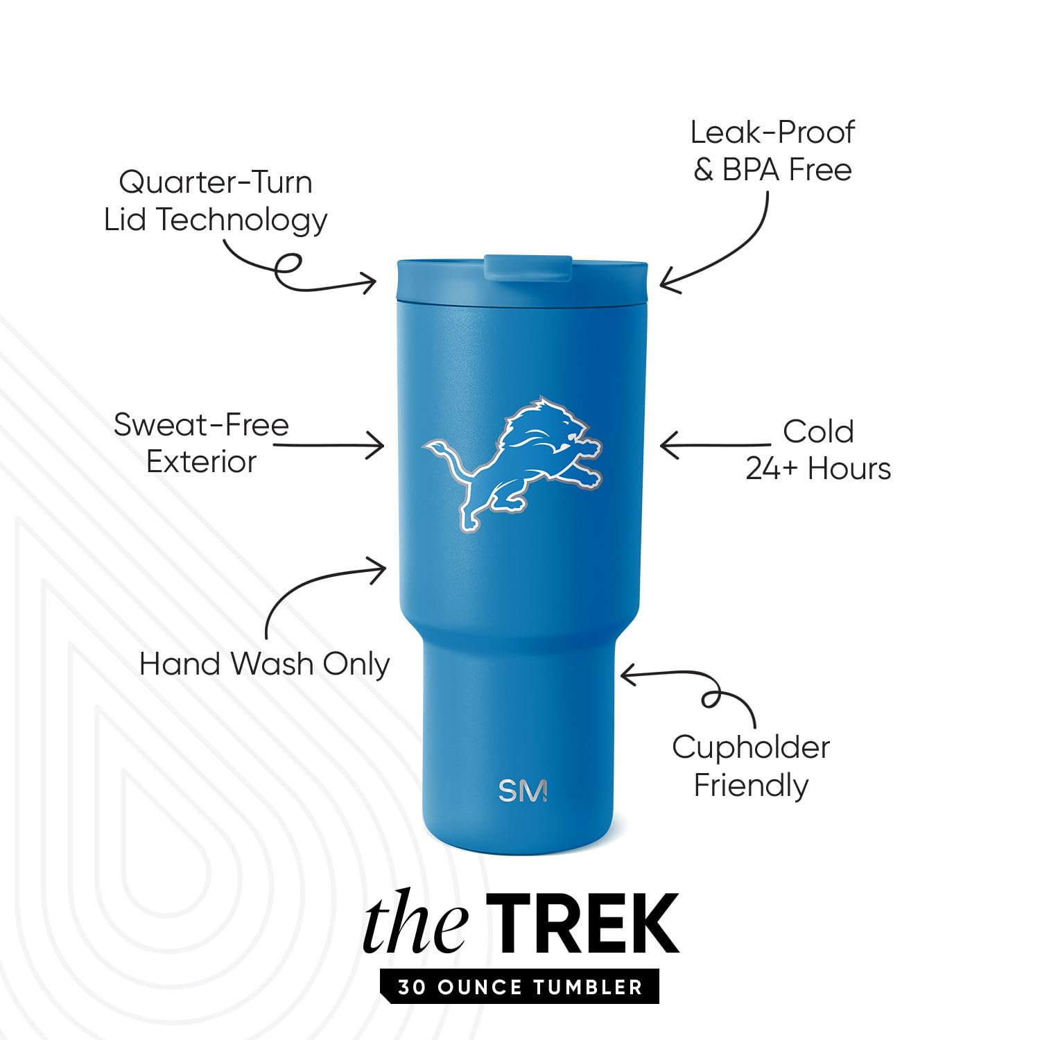 Foto 3 pulgar | Tumbler Simple Modern Con Licencia Oficial De Los Detroit Lions De La Nfl - Venta Internacional.