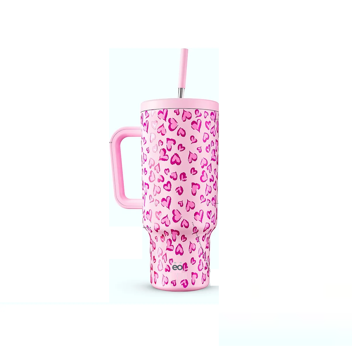 Foto 2 pulgar | Corazón Rosa Vaso Térmico De Acero Inoxidable Con Calor/frí 40oz  Eo Safe Imports Esi-19758 Rosa