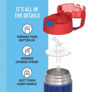 Foto 4 | Botella De Agua Thermos Funtainer 350 Ml Para Niños De Acero Inoxidable - Venta Internacional.