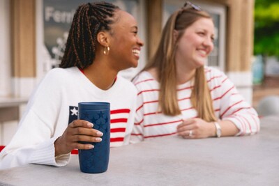 Foto 2 | Taza De Café De Viaje, Simple Y Moderna, Para El 4 De Julio, 16 Onzas - Venta Internacional.