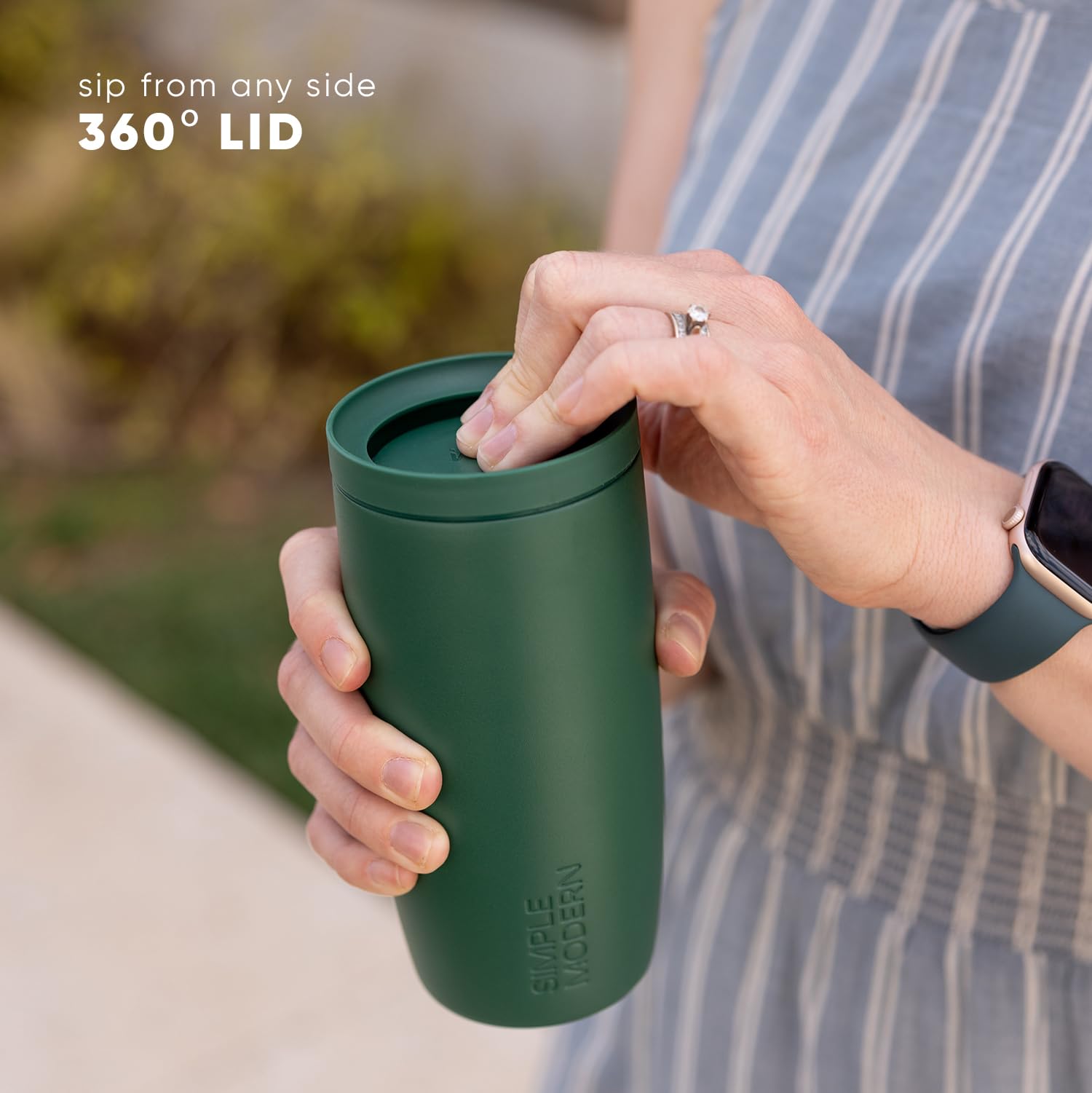 Foto 4 pulgar | Taza De Café De Viaje, Simple Y Moderna, Para El 4 De Julio, 16 Onzas - Venta Internacional.