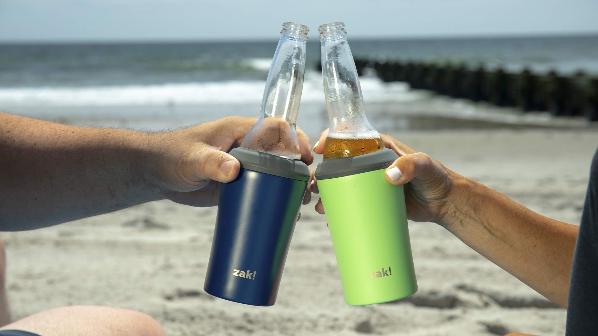 Foto 4 pulgar | Enfriador De Latas Y Botellas Zak Designs  Duradero Acero Inoxidable 18/8 - Venta Internacional.
