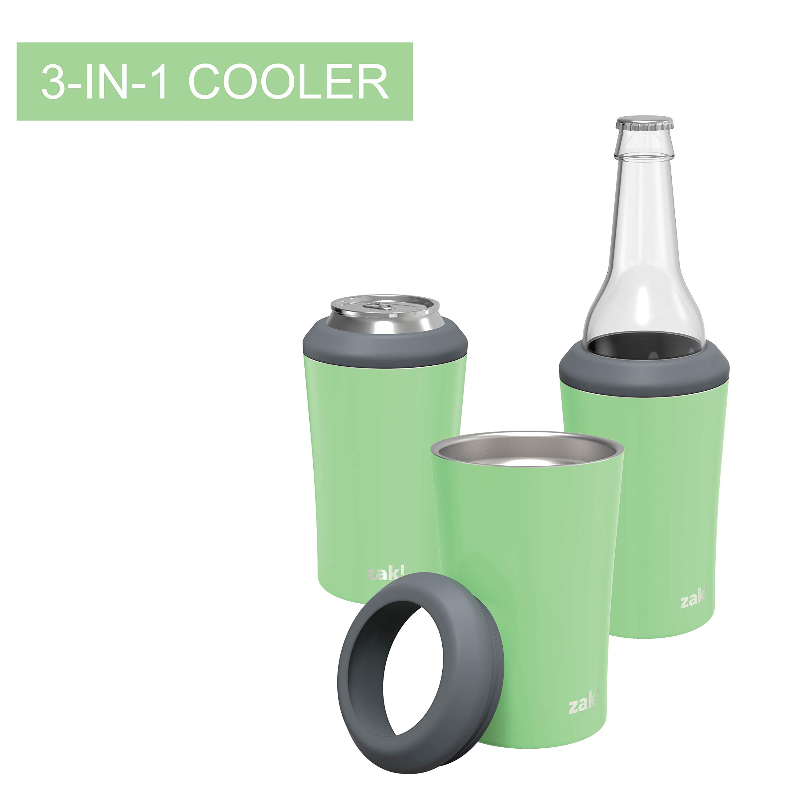 Foto 5 pulgar | Enfriador De Latas Y Botellas Zak Designs  Duradero Acero Inoxidable 18/8 - Venta Internacional.