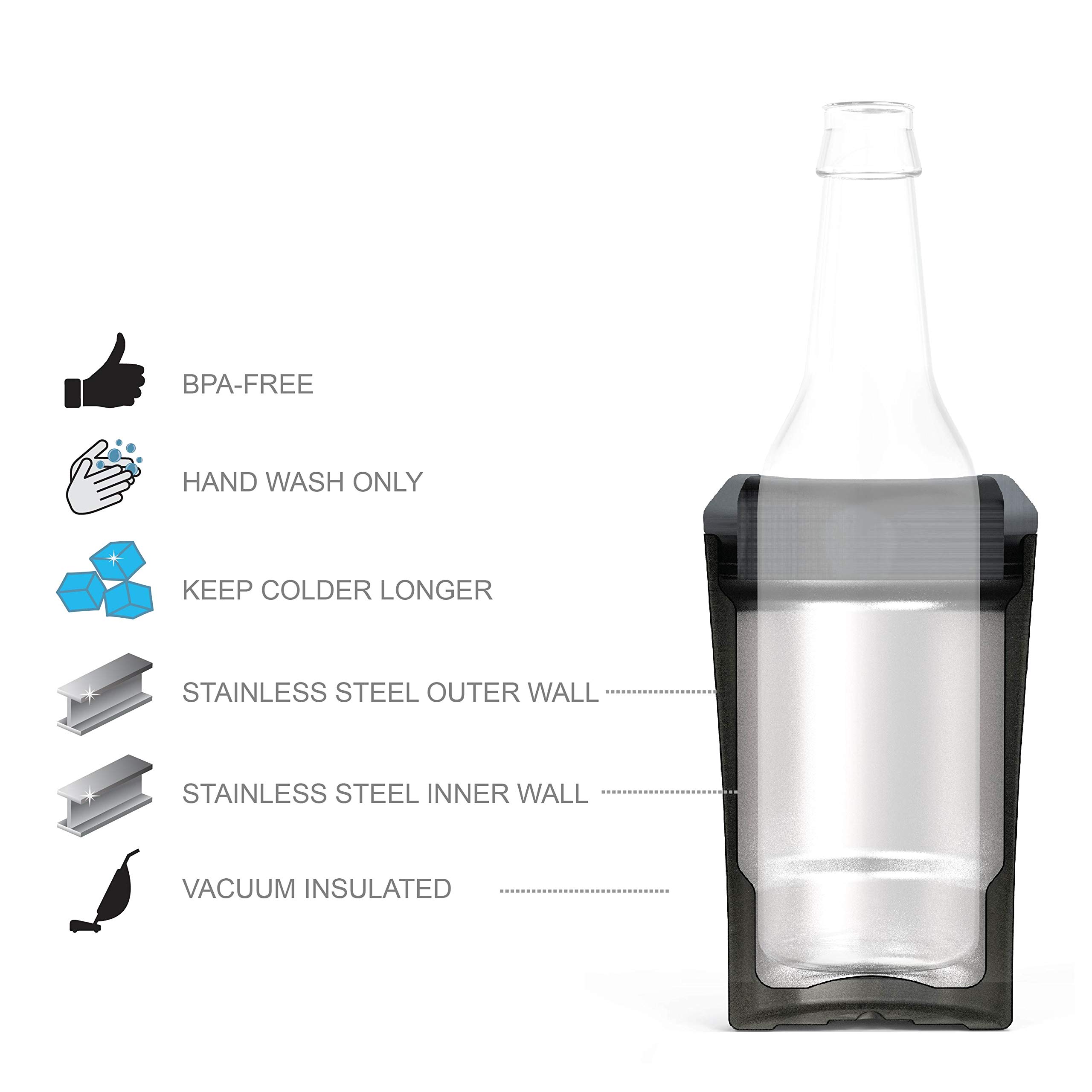 Foto 5 | Enfriador De Latas Y Botellas Zak Designs  Duradero Acero Inoxidable 18/8 - Venta Internacional.