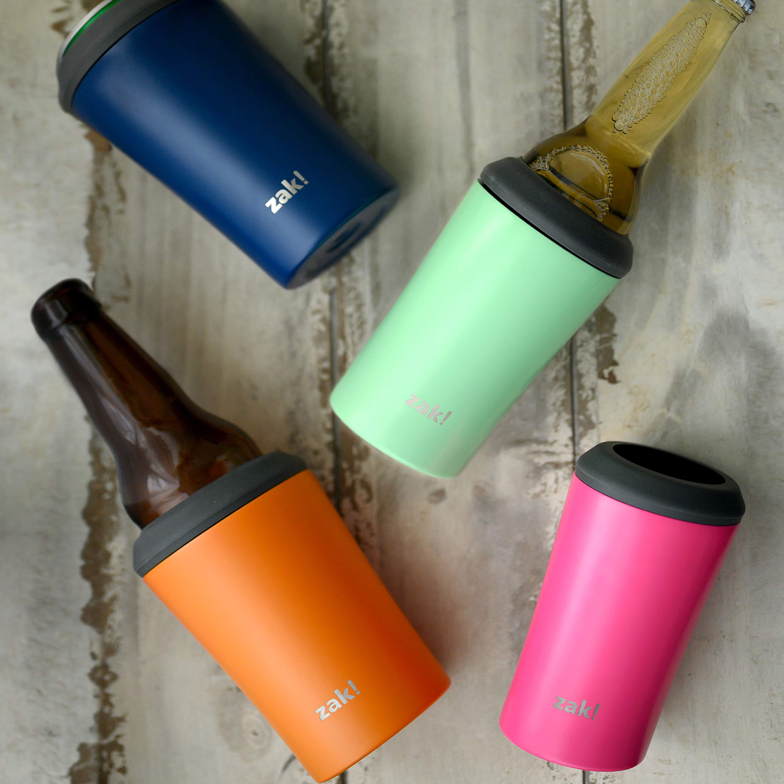 Foto 8 pulgar | Enfriador De Latas Y Botellas Zak Designs  Duradero Acero Inoxidable 18/8 - Venta Internacional.