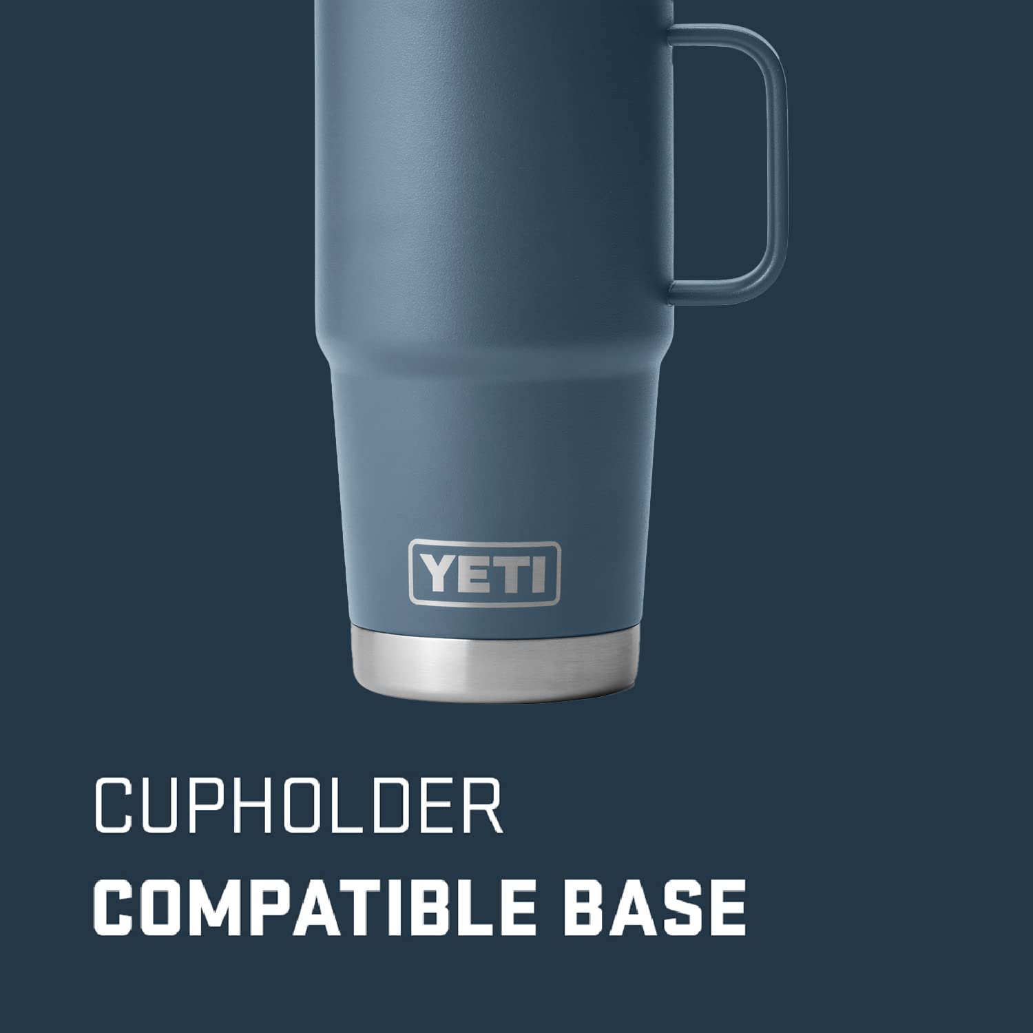 Foto 3 pulgar | Taza De Viaje Yeti Rambler De Acero Inoxidable  600 Ml  Azul Nórdico - Venta Internacional.
