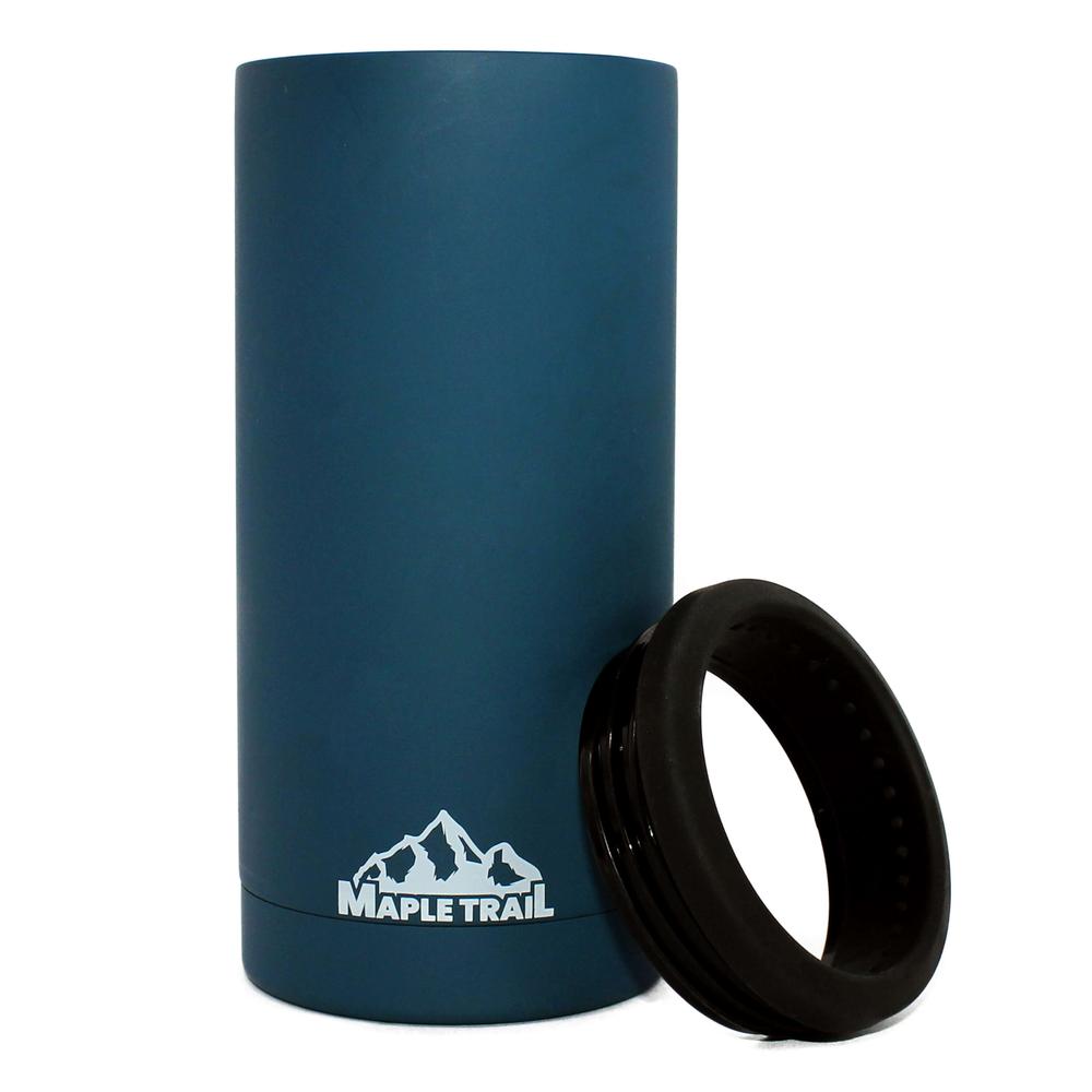Foto 3 pulgar | Portabote Slim 12 Oz Tapa Roscable Azul Maple Trail
