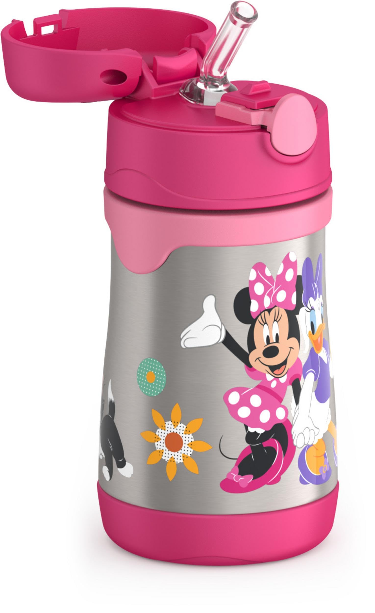 Foto 6 pulgar | Botella Termo Con Pajita De Acero Inoxidable Con Aislamiento Al Vacío De 300 Ml - Venta Internacional.