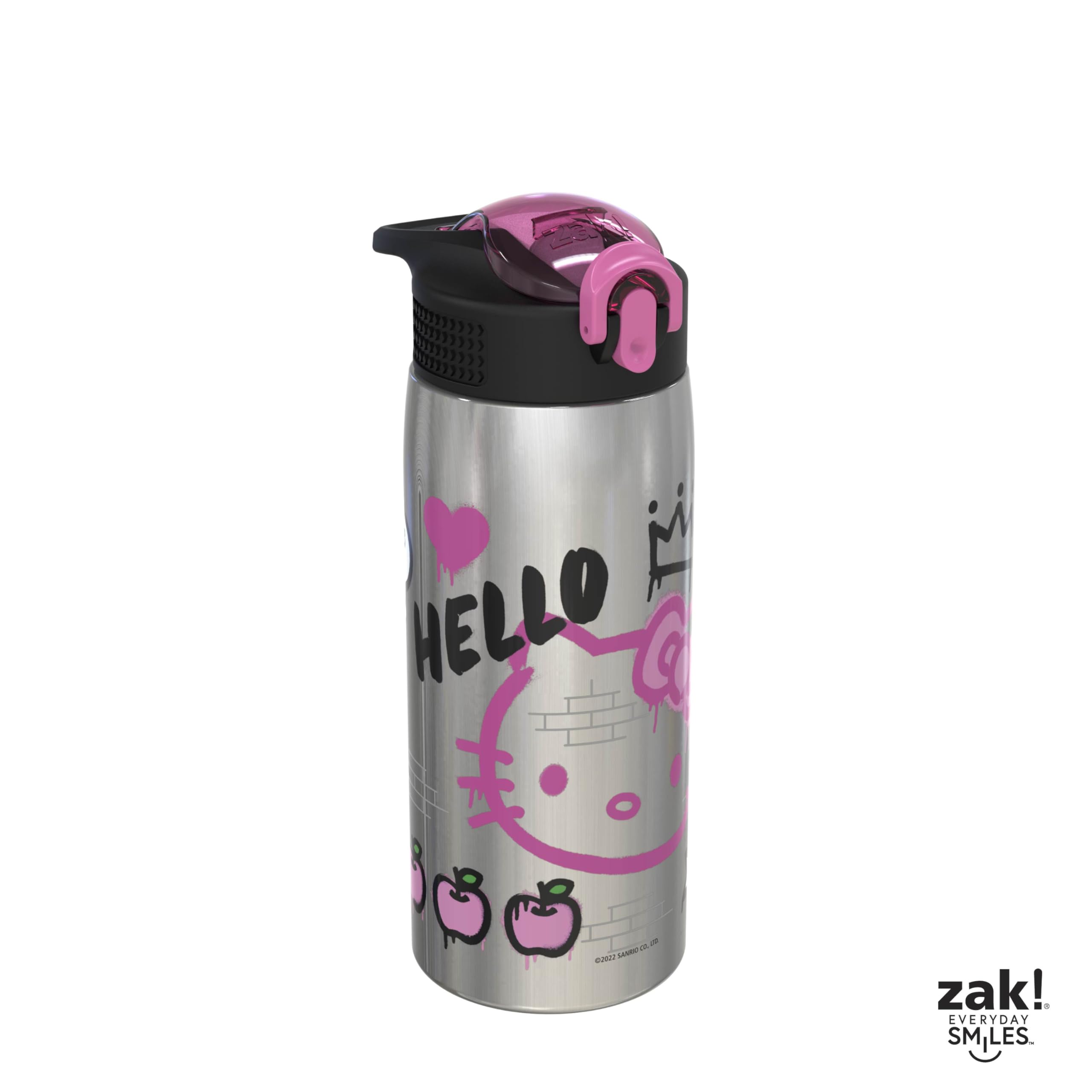Foto 3 | Botella De Agua Zak Designs Sanrio Hello Kitty 560 Ml De Acero Inoxidable - Venta Internacional.