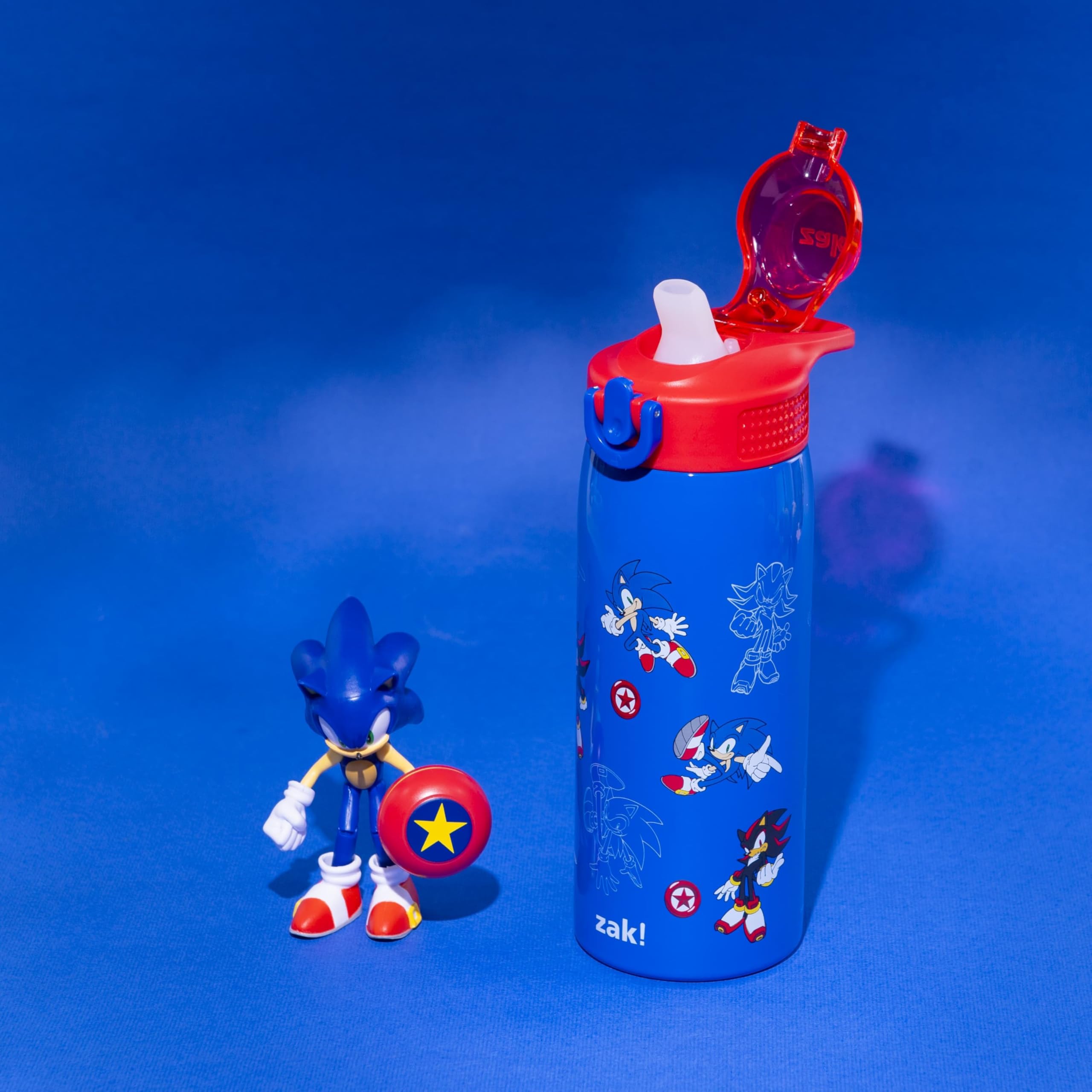 Foto 2 | Botella De Agua Zak Designs Sonic The Hedgehog Sage 560 Ml Kids - Venta Internacional.