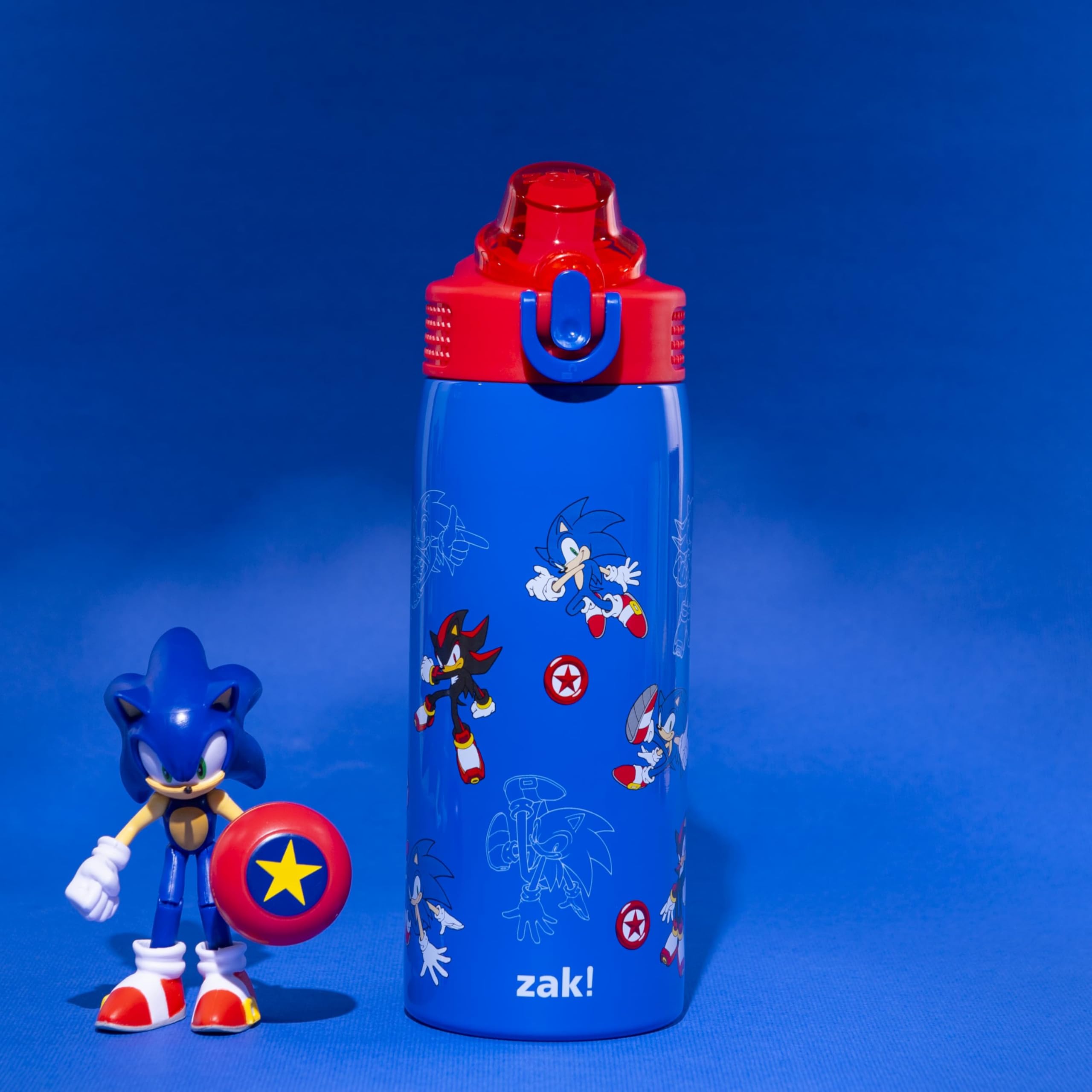 Foto 3 | Botella De Agua Zak Designs Sonic The Hedgehog Sage 560 Ml Kids - Venta Internacional.