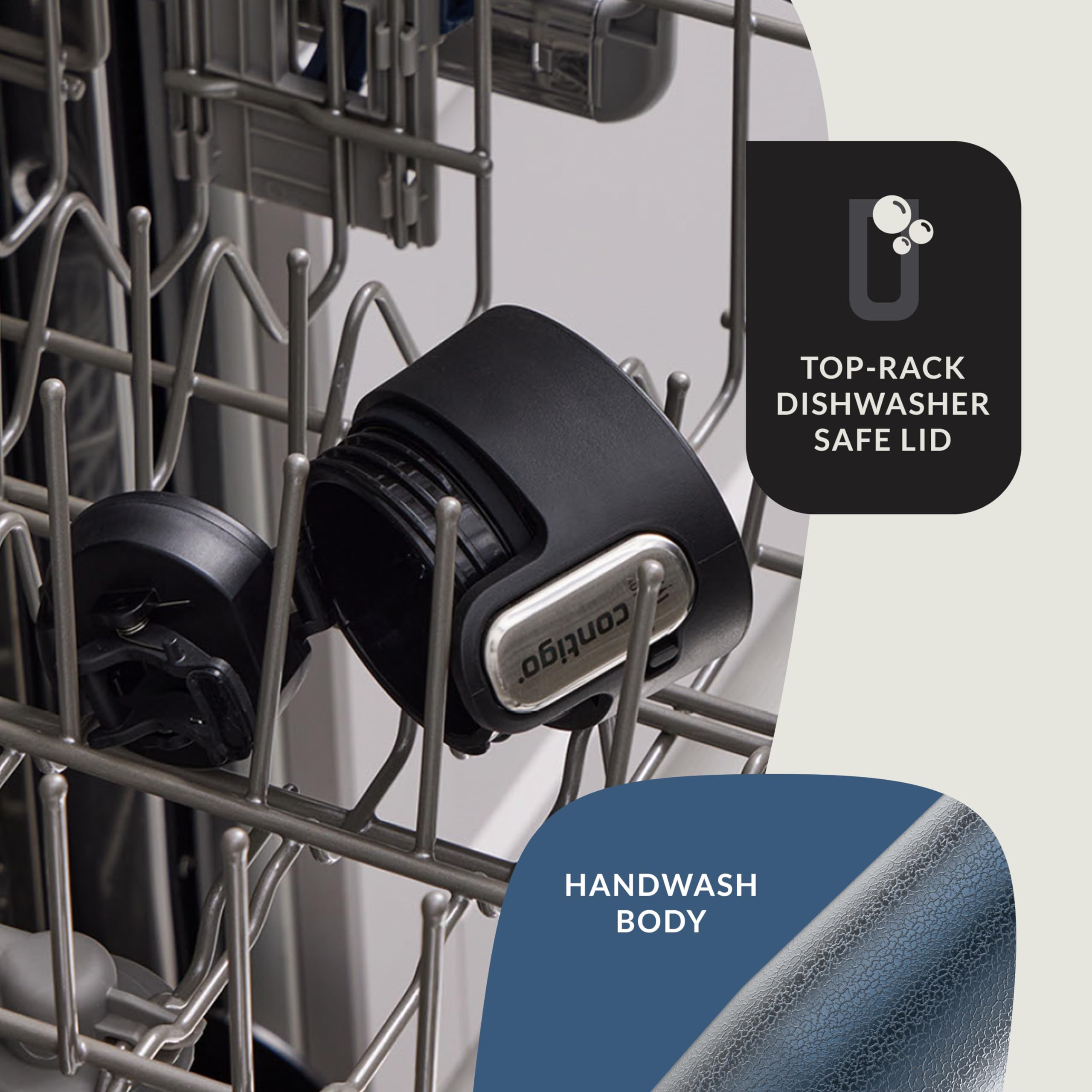 Foto 6 pulgar | Taza De Viaje Contigo Autoseal West Loop  590 Ml  2 Unidades  Cristal - Venta Internacional.