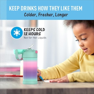 Foto 5 | Botella De Agua Thermos Funtainer Kids De Acero Inoxidable De 350 Ml - Venta Internacional.