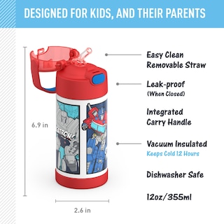 Foto 2 | Botella De Agua Thermos Funtainer 12 Oz Para Niños De Acero Inoxidable - Venta Internacional.