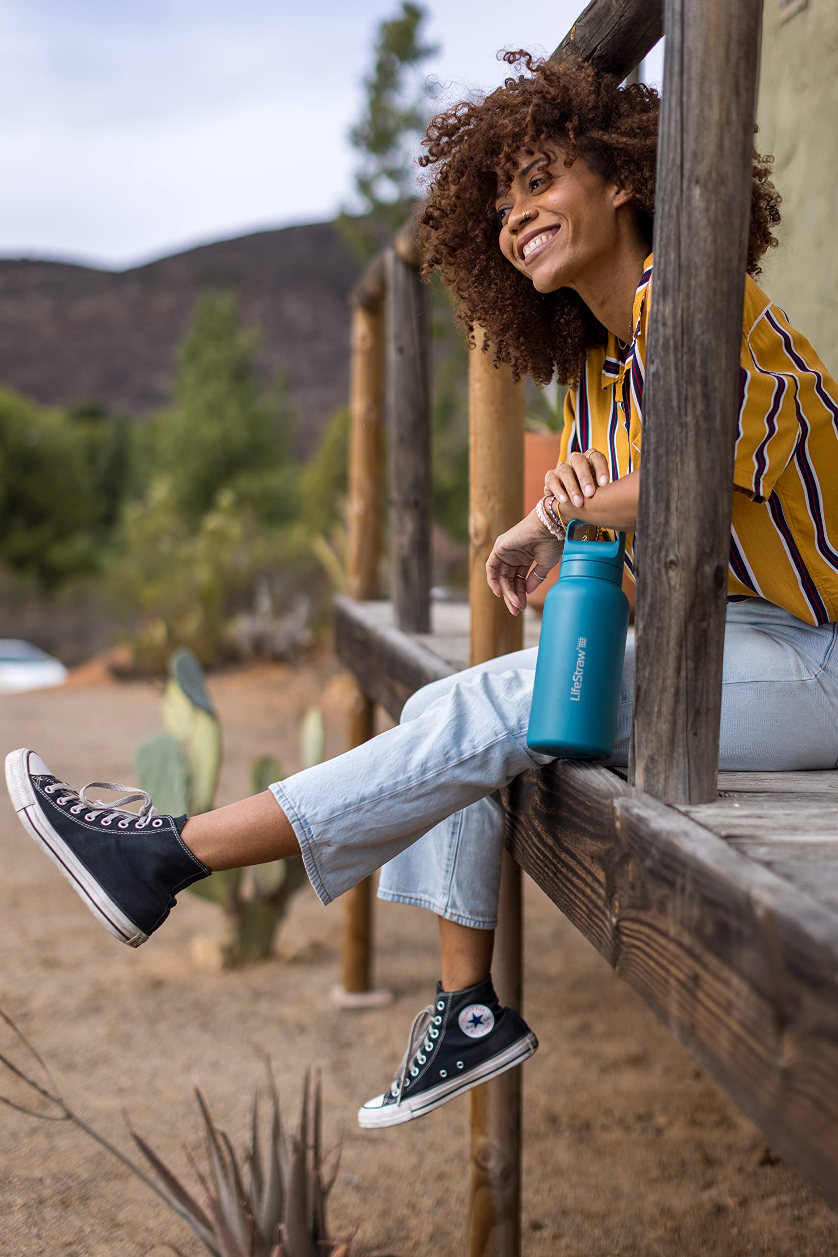 Foto 4 pulgar | Botella De Filtro De Agua Lifestraw Go Series 1l Con Aislamiento - Venta Internacional.