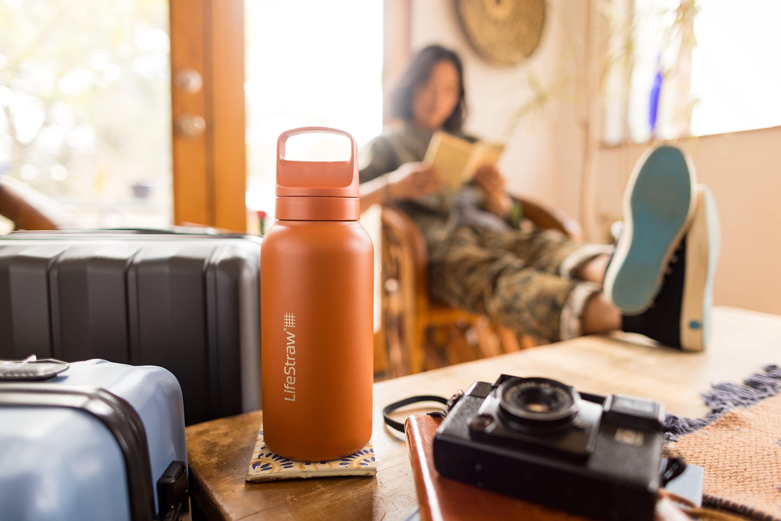 Foto 5 pulgar | Botella De Filtro De Agua Lifestraw Go Series 1l Con Aislamiento - Venta Internacional.