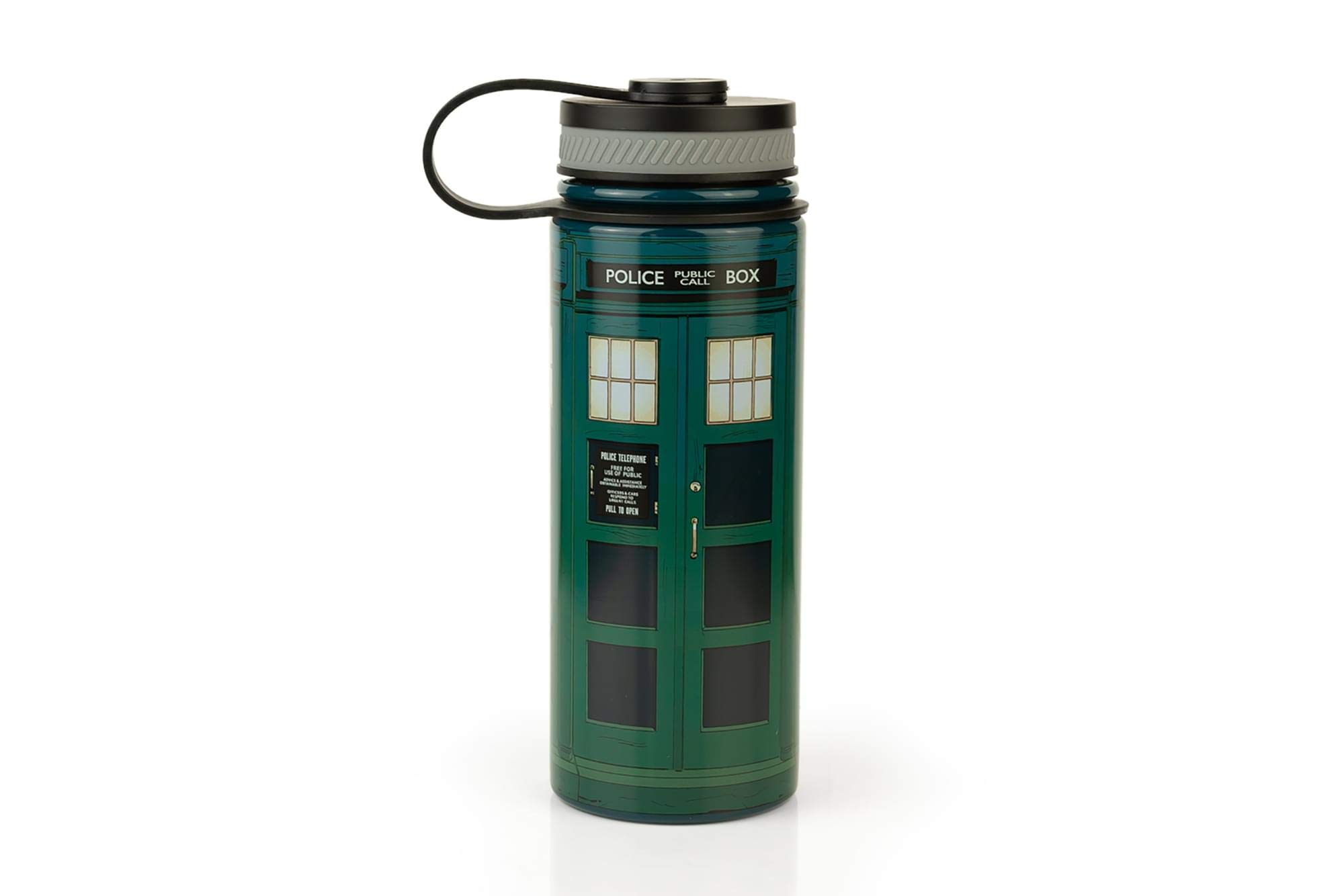 Botella De Agua Doctor Who Tardis De Acero Inoxidable 550 Ml - Venta Internacional.