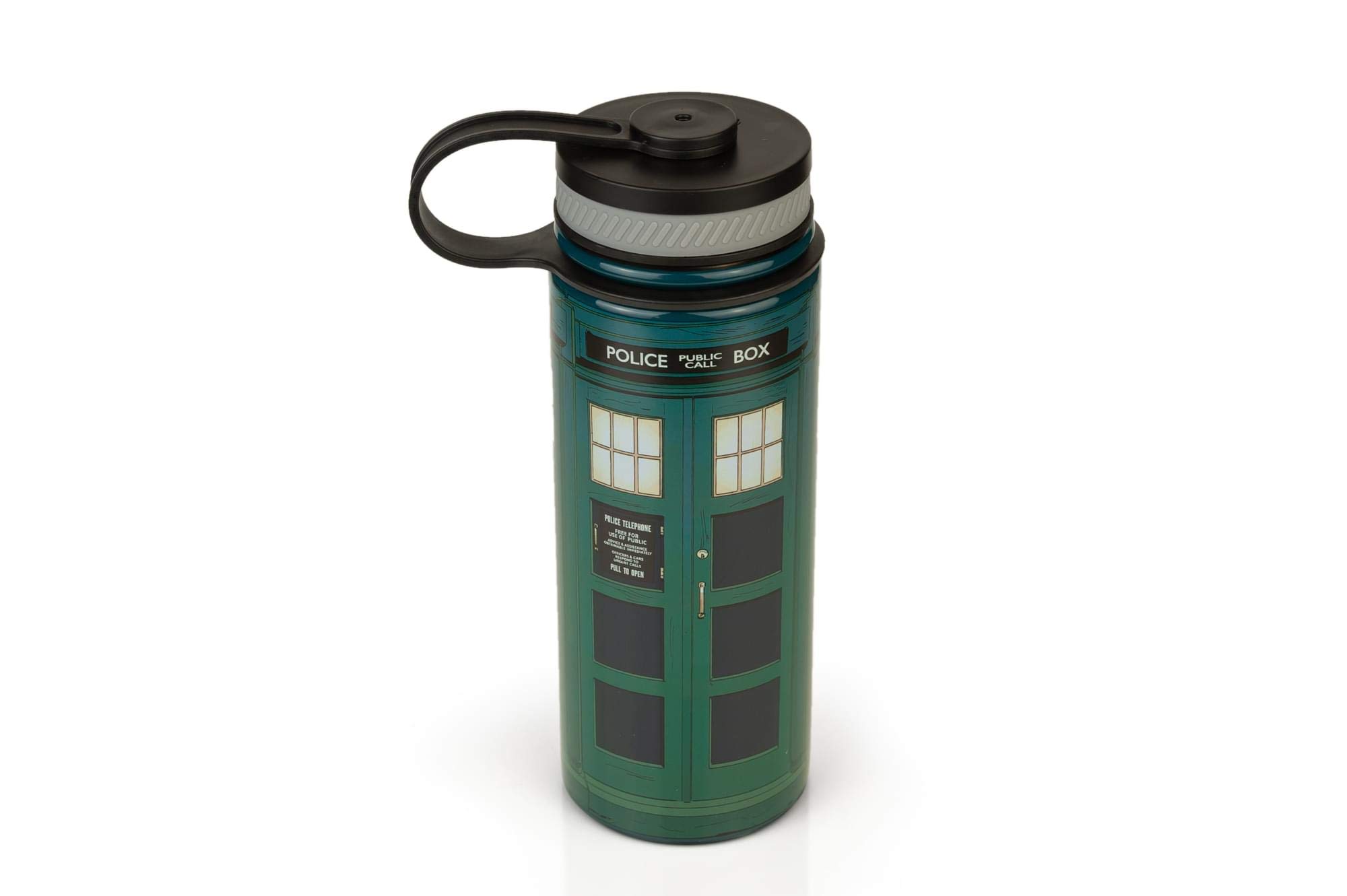 Foto 3 | Botella De Agua Doctor Who Tardis De Acero Inoxidable 550 Ml - Venta Internacional.