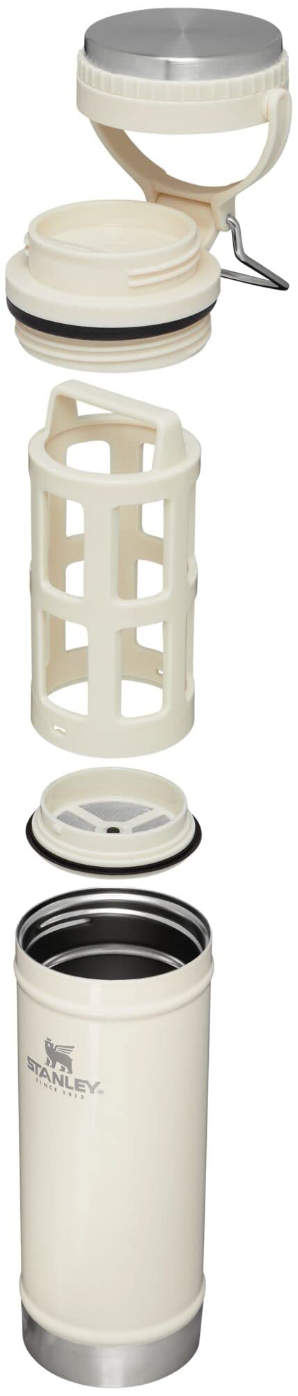 Foto 4 pulgar | Taza De Viaje Stanley Classic De French Press  473 Ml  Color Crema Brillante - Venta Internacional.