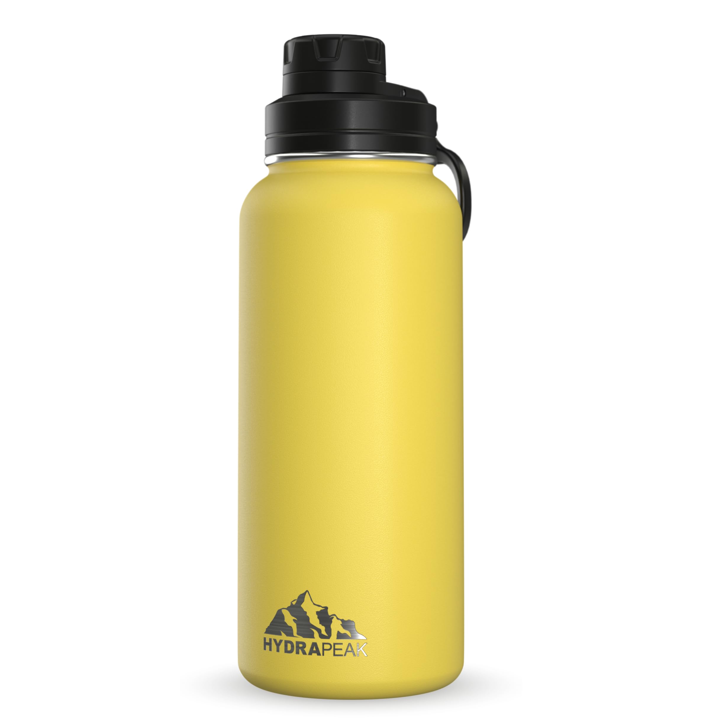 Foto 2 pulgar | Botella De Agua Aislante Hydrapeak De 950 Ml Con Tapa Tipo Vaso  Color Limón - Venta Internacional.