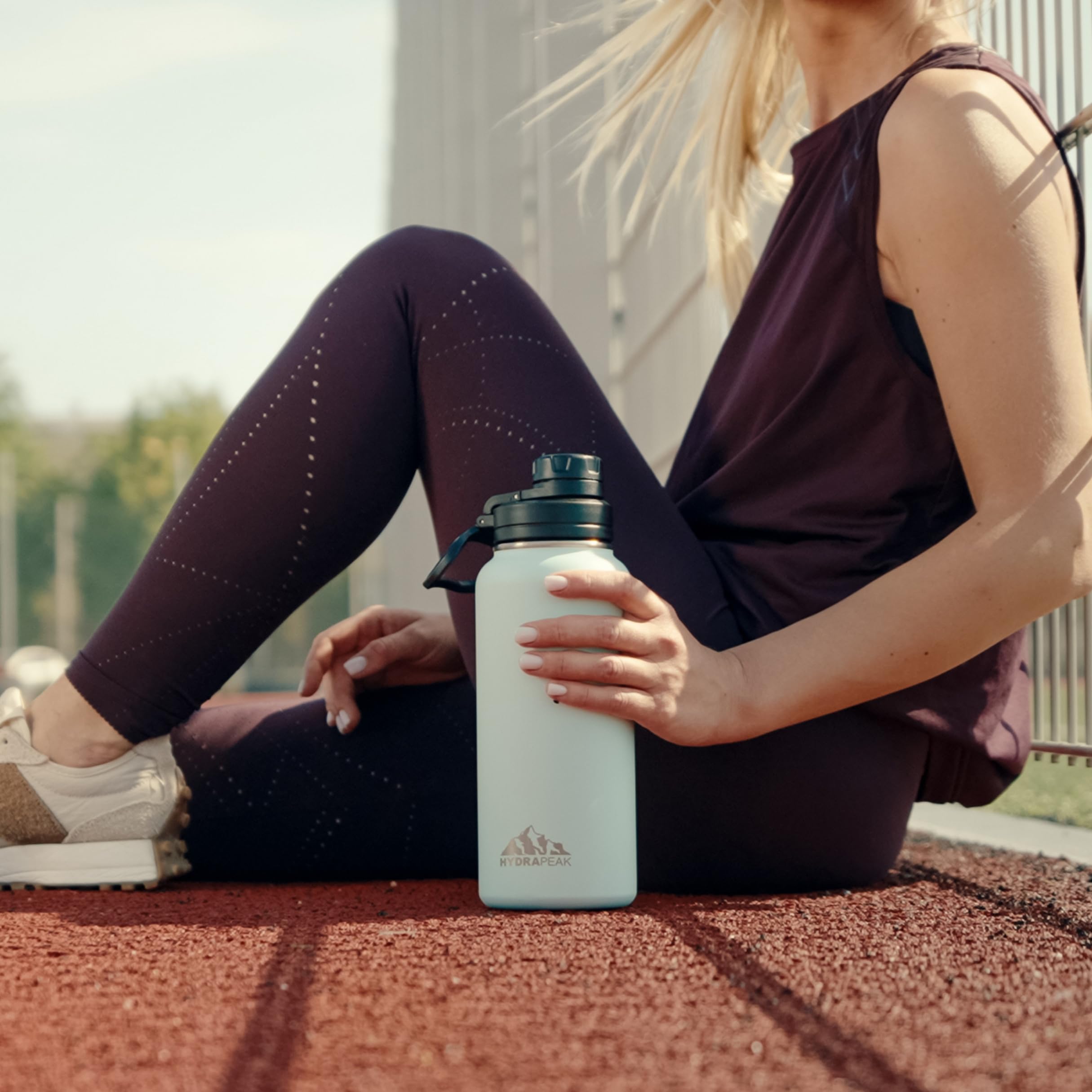 Foto 7 | Botella De Agua Aislante Hydrapeak De 950 Ml Con Tapa Tipo Vaso  Color Limón - Venta Internacional.
