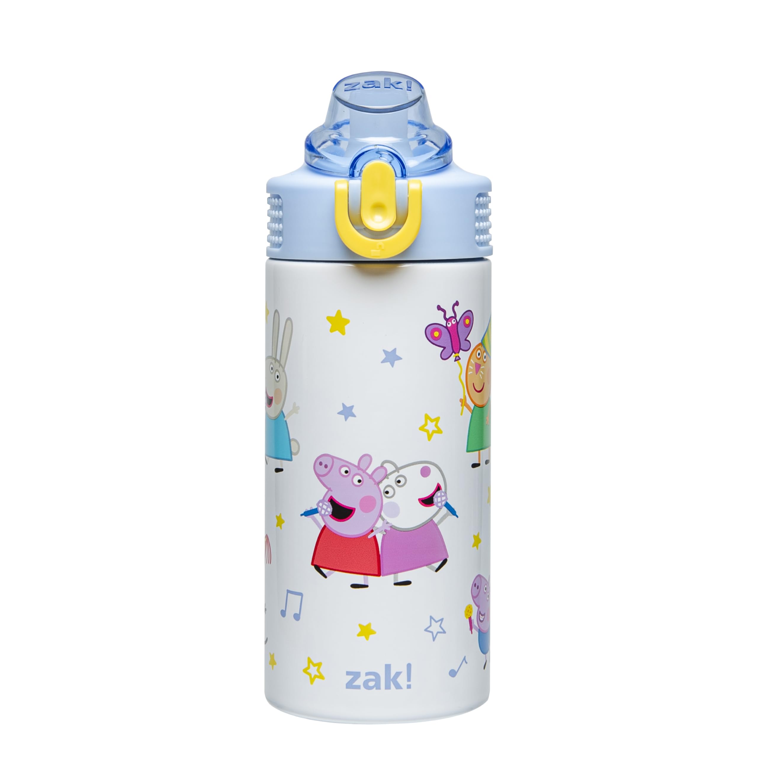 Foto 2 pulgar | Botella De Agua Zak Designs Peppa Pig Sage Kids De Acero Inoxidable  400 Ml - Venta Internacional.