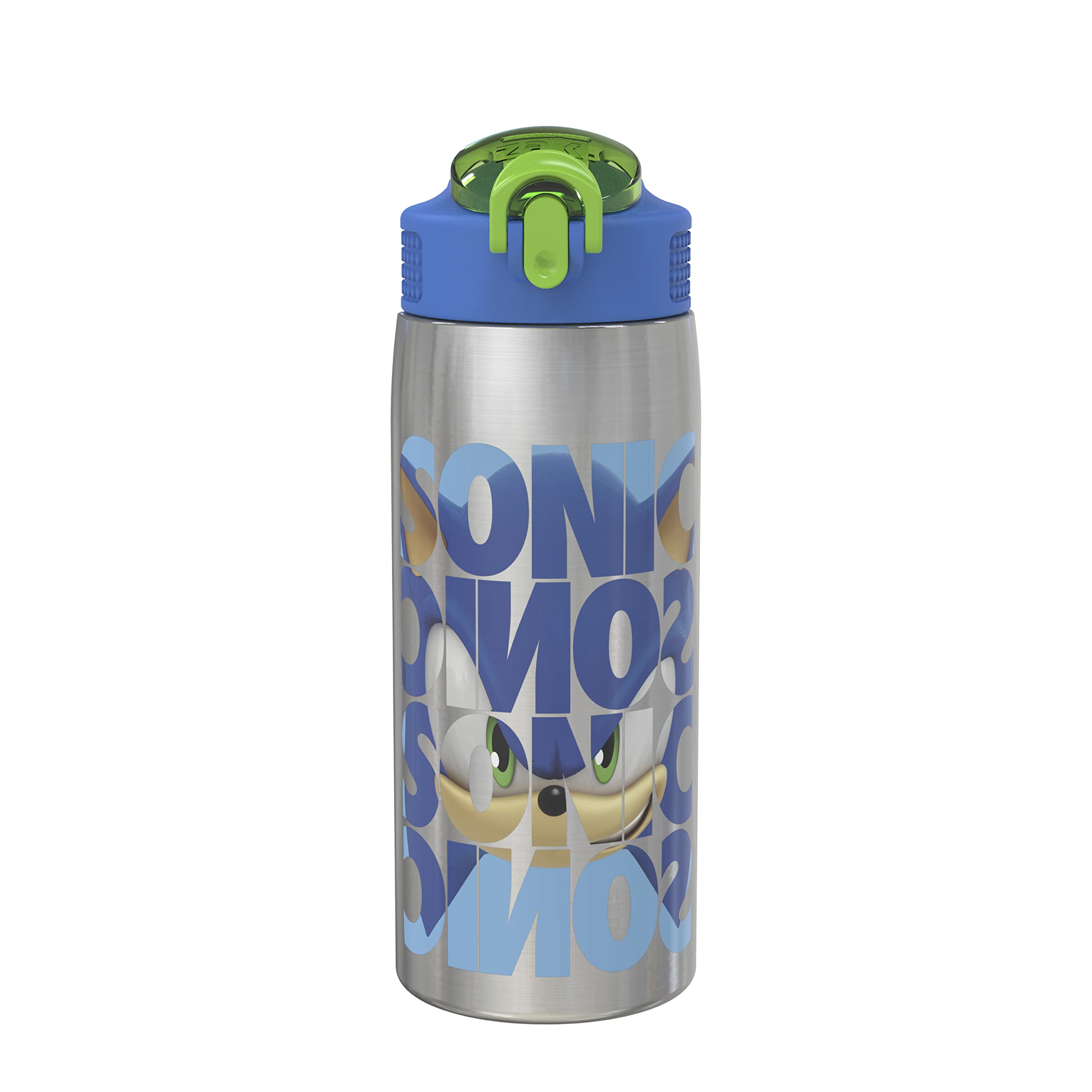 Foto 1 | Botella De Agua Zak Designs Sonic The Hedgehog  560 Ml  Acero Inoxidable - Venta Internacional.