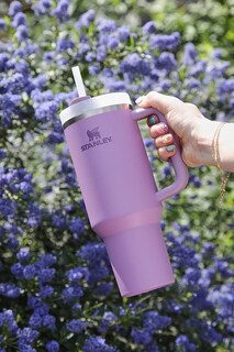 Foto 2 | Termo Tipo Stanley Morado Acero Inoxidable De 40 Oz Con Aza Para Bebidas Frías O Calientes