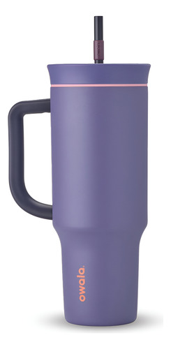 C07504 Termo De Acero Inoxidable Con Popote 1185ml Blue Jay Marca Owala