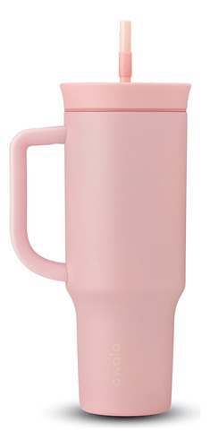 Foto 2 pulgar | C07203 Termo De Acero Inoxidable Con Popote 1185ml Rose Quartz Marca Owala