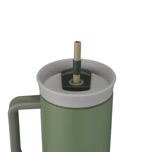 Foto 3 pulgar | Termo De Acero Inoxidable Con Popote 1185ml Green House Marca Owala