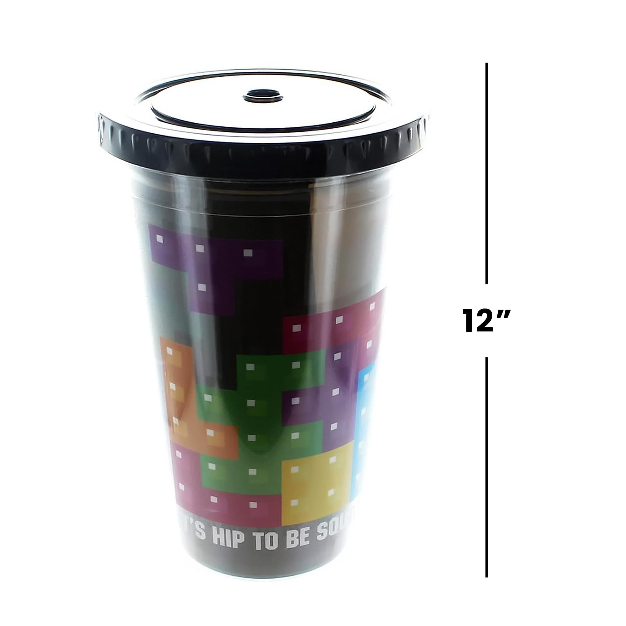 Foto 6 pulgar | Vaso De Viaje Tetris Hip To Be Square De Plástico De 473 Ml - Venta Internacional.