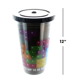 Foto 5 | Vaso De Viaje Tetris Hip To Be Square De Plástico De 473 Ml - Venta Internacional.