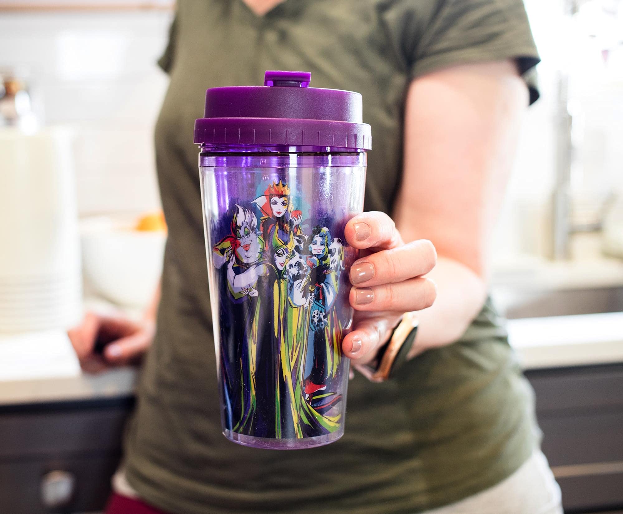 Foto 4 pulgar | Taza De Viaje Silver Buffalo Disney Villains  480 Ml  Bad Vibes - Venta Internacional.
