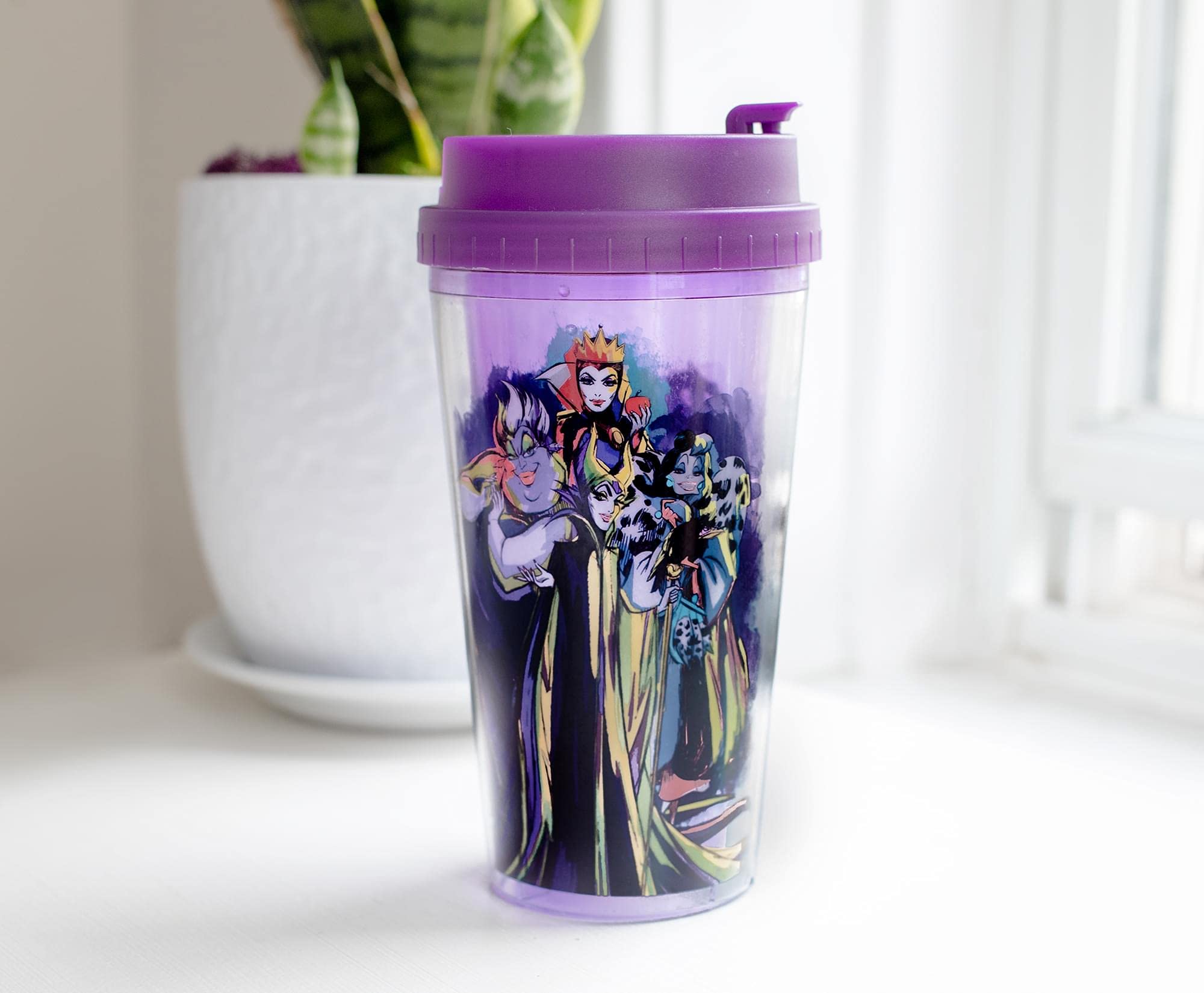 Foto 6 pulgar | Taza De Viaje Silver Buffalo Disney Villains  480 Ml  Bad Vibes - Venta Internacional.